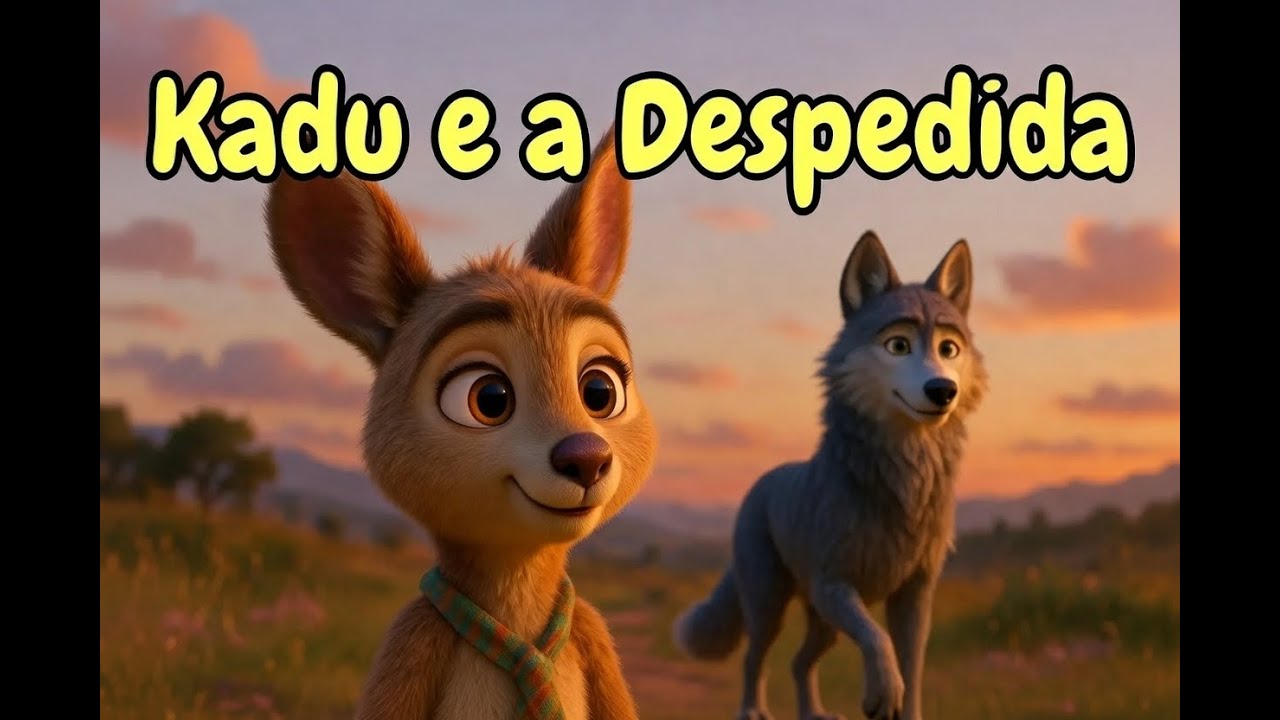 Kadu e a Despedida 🌙🦘 | História Infantil  | Vila dos Focinhos Felizes