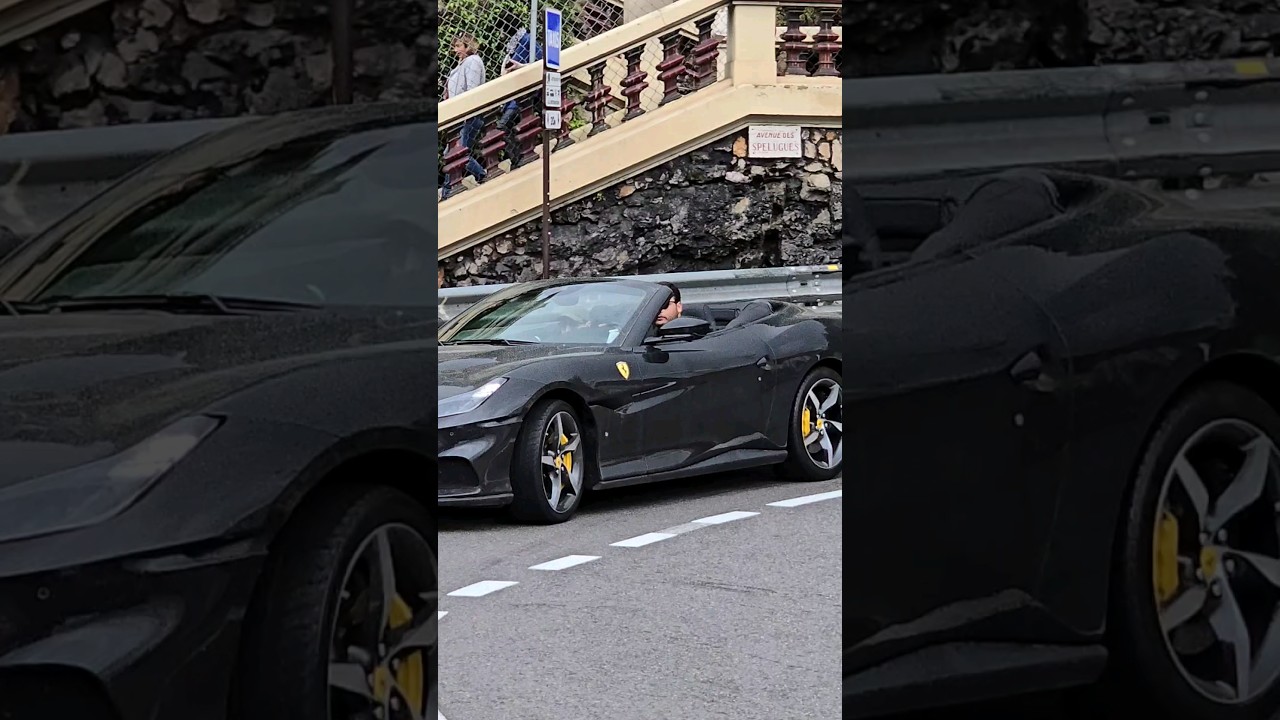 Topless Ferrari Portofino in Monaco 
