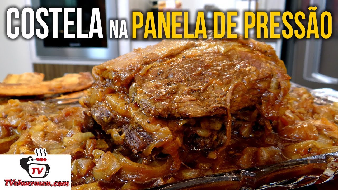 Como Fazer Churrasco de Costela Bovina na Panela de Pressão - Tv Churrasco