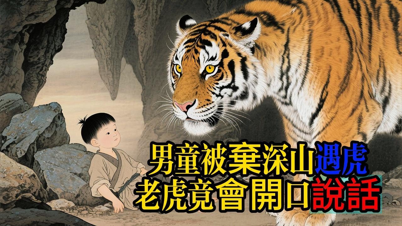 😱 七歲男童遭繼父王許狠心棄屍深山！神虎竟開口說話？教他求生術、助他攜寶藏報官復仇！ 奇聞異事，民間故事, chinese storytelling, 寶藏傳說, 神虎開口, #民间故事 #因果報應