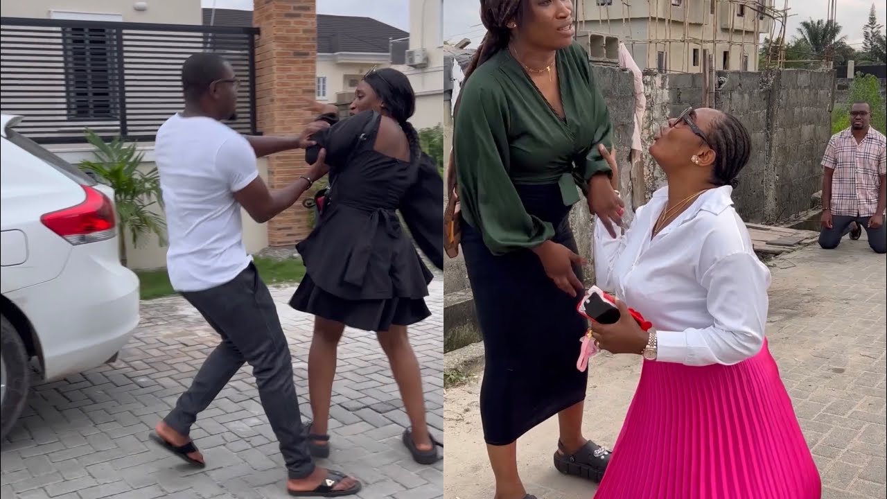 Lady collected and seized apology car gift from ex boyfriend and still refused to accept him back