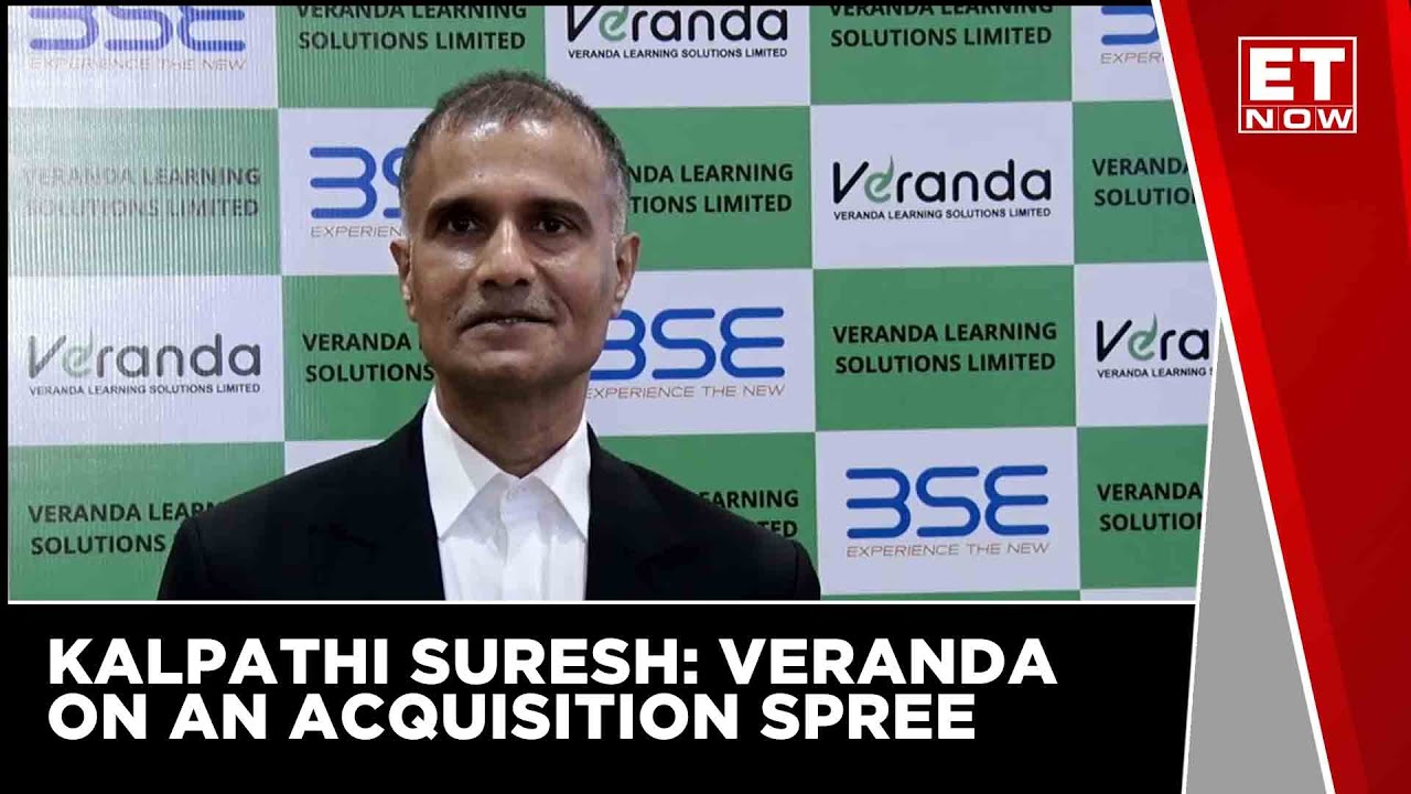 Veranda Learning Acquires TIME For Rs 287 Cr | Kalpathi S. Suresh, ED & Chairman, Veranda Learning