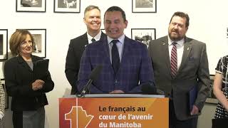 Investment in francophone culture in Manitoba