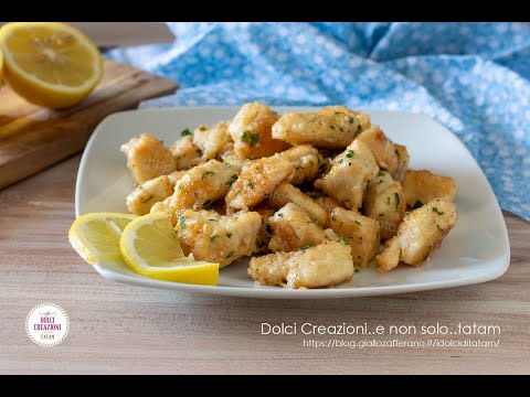 BOCCONCINI DI POLLO AL LIMONE, IN PADELLA - CHUNKS OF CHICKEN WITH LEMON, IN A PAN