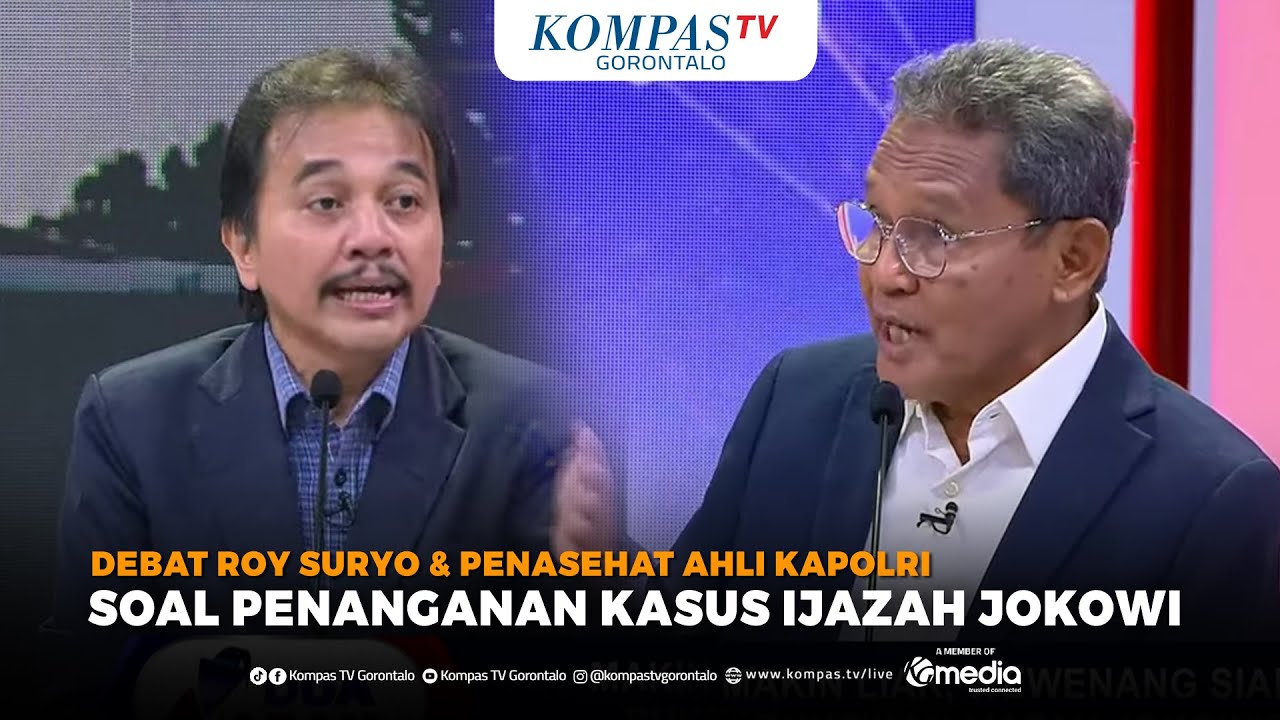 Debat Roy Suryo dan Penasihat Ahli Kapolri Soal Penanganan Kasus Ijazah Jokowi