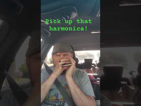 Pick up that harmonica! tongue blocked blues shuffle in E