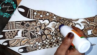 HOW TO SECURE MEHNDI PRACTICE PAGE FOR LONG TIME | MEHNDI TRICKS FOR BEGINNERS | SADIYA'S HENNA screenshot 4