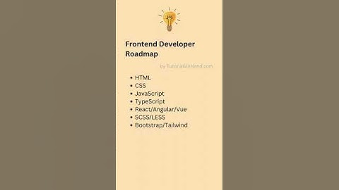 Frontend Developer Roadmap #shorts #shortvideo #viral #trendingshorts