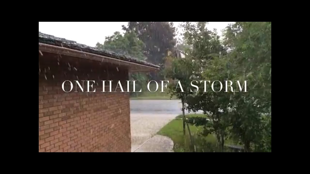 One Hail of a Storm Salt Lake City Utah USA 2015 YouTube