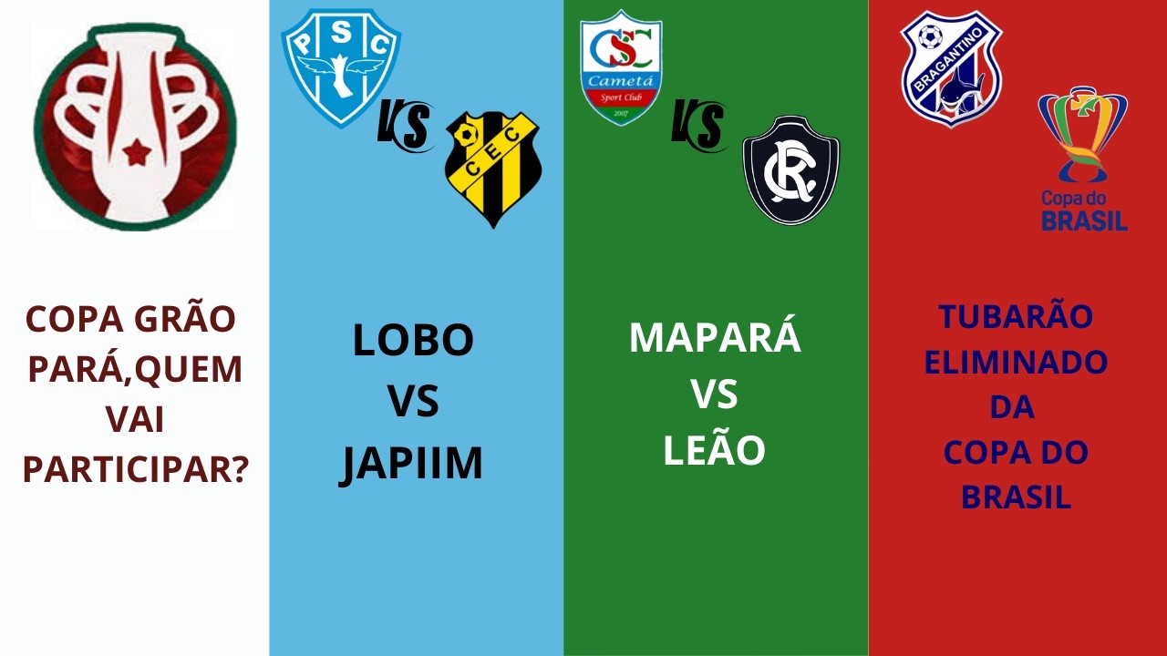 SEMIFINAIS DO PARAZÃO DEFINIDAS! OS TIMES DA COPA GRÃO PARÁ E O TUBARÃO NA COPA DO BRASIL!! #futebol