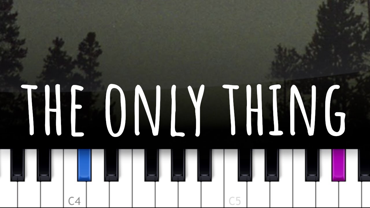 The Only Thing ~ Sufjan Stevens (piano tutorial) - YouTube
