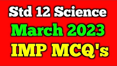 MARCH 2023 STD 12 CHEMISTRY PAPER SOLUTION BOARD EXAM 2023