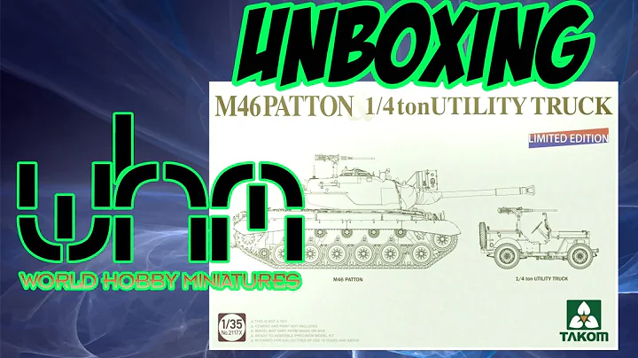 UNBOXING Takom M46 Patton & 1/4 ton Utility Truck