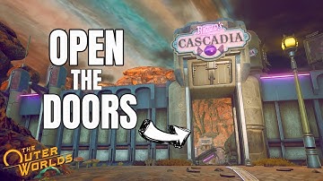 CASCADIA DOORS OPENED - Walkthrough - THE OUTER WORLDS