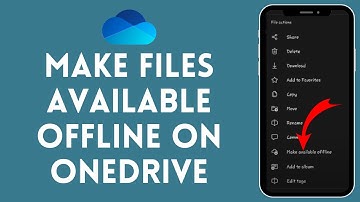 How to Make Files Available Offline in OneDrive Mobile | Access Files Without Internet 2024