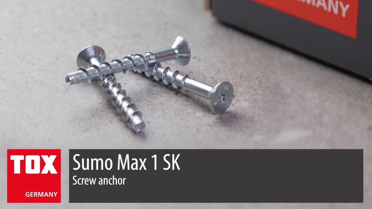 TOX Sumo Max 1 SK screw anchors