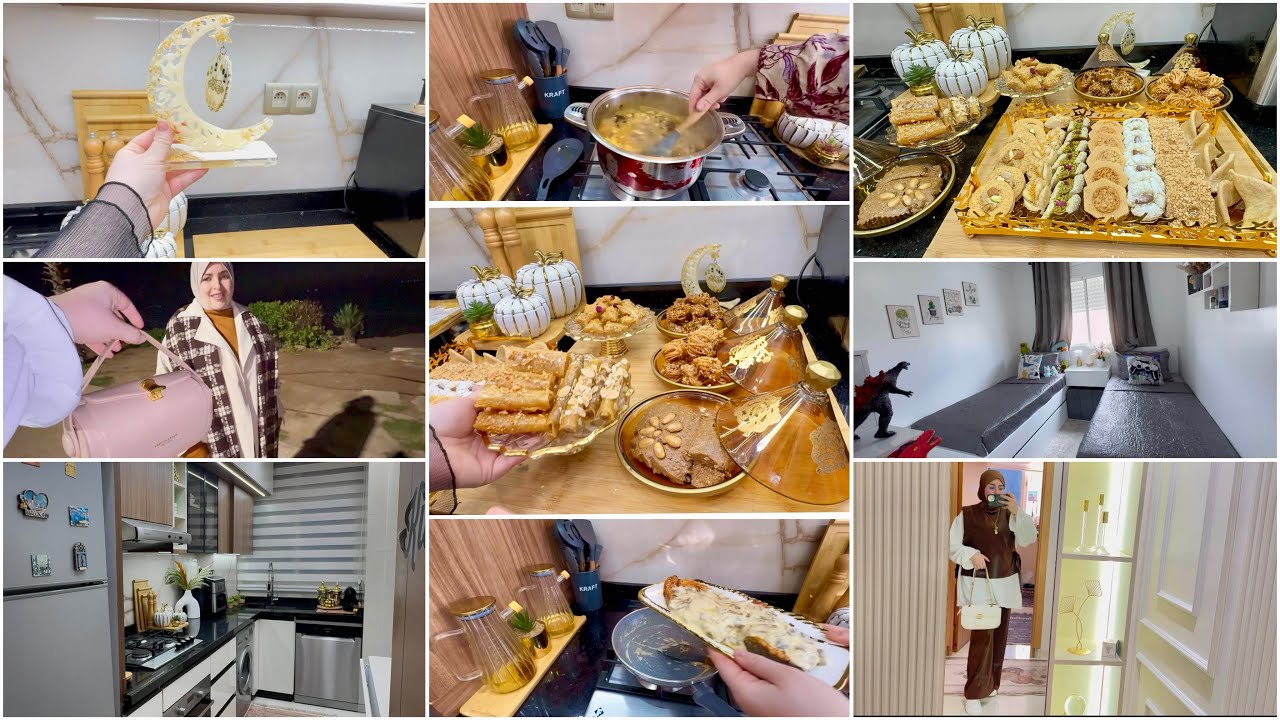 تحضيرات رمضان🌙شباكية باللوز ومعسلات رمضانية🌙ألذ شوربة سمك سجليها غتحتاجيها🌙جديد ملابس الأطفال للعيد😍