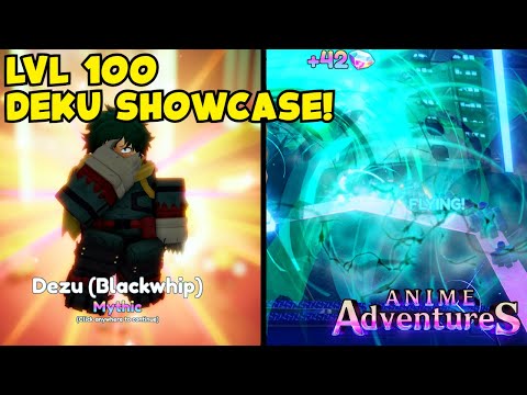 LVL 100 shigaraki SHOWCASE IN ANIME ADVENTURES! 