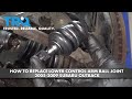 How to Replace Lower Control Arm Ball Joint 2005-2009 Subaru Outback