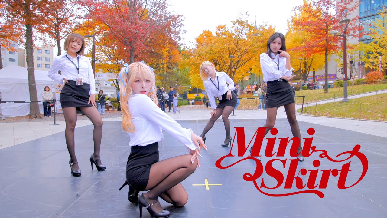 [4K] AOA '짧은치마(Miniskirt)' 커버 댄스 Dance Cover💕 KPOP IN PUBLIC @신촌 #위나 #WENA