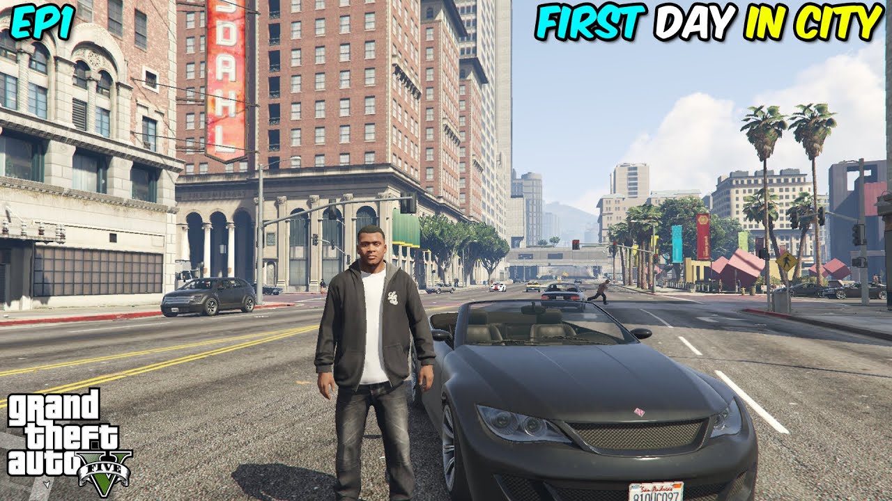 ep1 First Day In Los Santos City | GTA V - YouTube