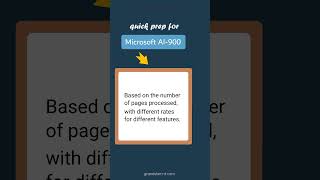 Form Recognizer Pricing - Microsoft AI-900