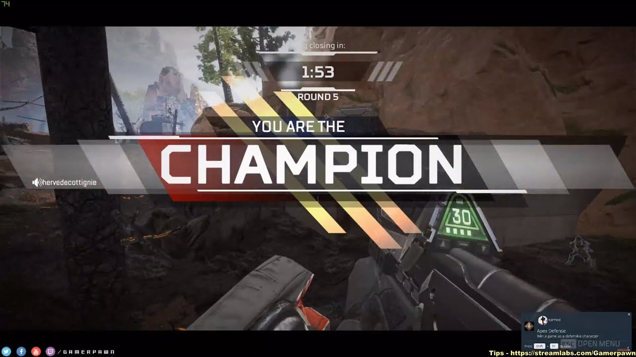 Apex Legends Livestream (1080p 48fps 6k bitrate NVENC 2019 test)