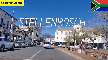 Stellenbosch - University Town and The Capital of The Winelands in South Africa