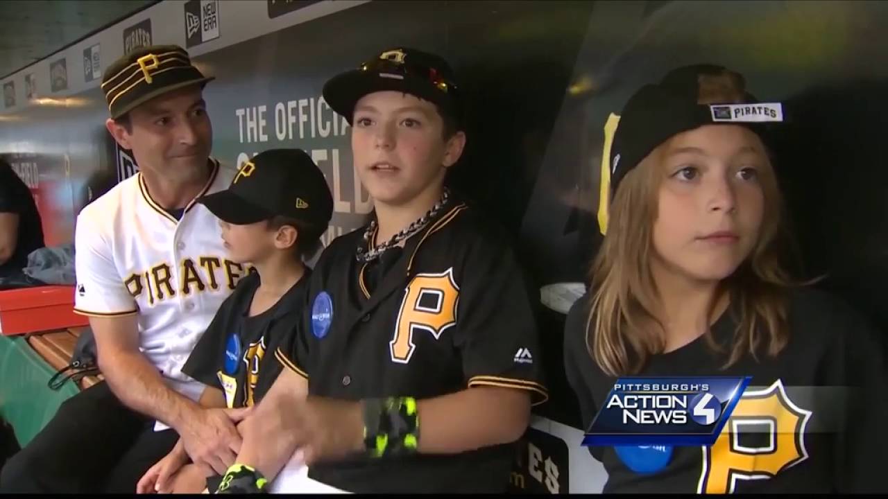 MakeAWish grants boy's dream to spend day with Pirates, throw out