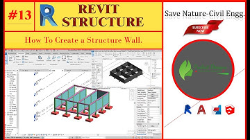 #13.How To Create Structure wall In Revit.| Revit Structure For Free|.
