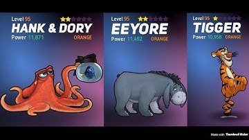 Disney Heroes: Battle Mode - Completing Chapter 18 with Hank & Dory, Eeyore, and Tigger