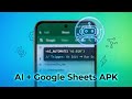 Build Google Sheets Scripts with AI on Android (Full App Demo)