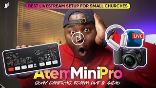 Best Church Livestream Setup 2023 | Atem Mini Pro, Cameras, Software & Audio screenshot 5