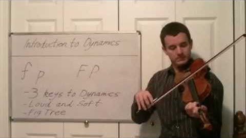 Intro to Dynamics - Beginner Violin Lessons in Playing Loud and Soft
