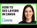 How to See Layers in Canva