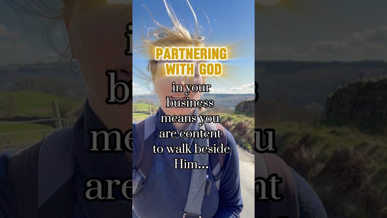 Partnering with God in your business isn’t about PERFECTION, but learning to stay beside Him.