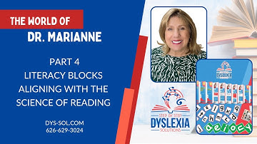 Part 4 - Literacy Blocks that Align with the Science of Reading -  Helping Dyslexic Children