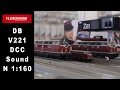 Fleischmann V 221 DCC Digitaal Sound 1:160 spoor N (Zimo)