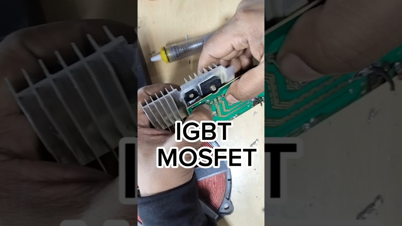 IGBT MOSFET change  | induction heater repair 