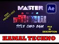 THALAPATHY TITLE CARD #aftereffects #1000subscribers