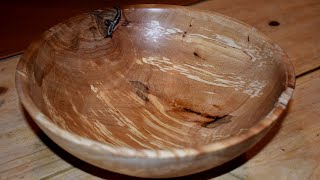 Woodturning a Conventional Birch Bowl