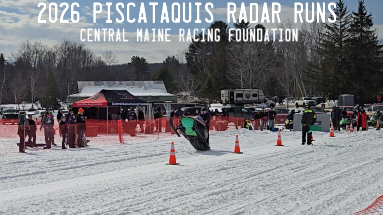 2026 Piscataquis Radar Runs | Maine Snowmobile Drag Racing | 4K