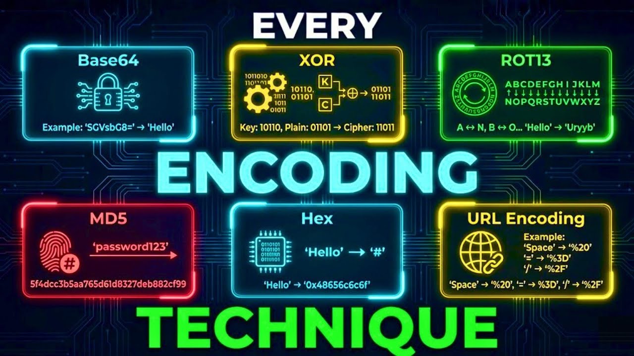 How Hackers Use CyberChef | Every Encoding Technique Explained
