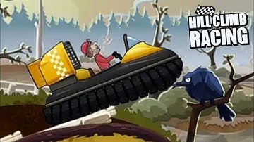 Hill Climb Racing: Hovercraft on Bogland 3304m (New Record!)