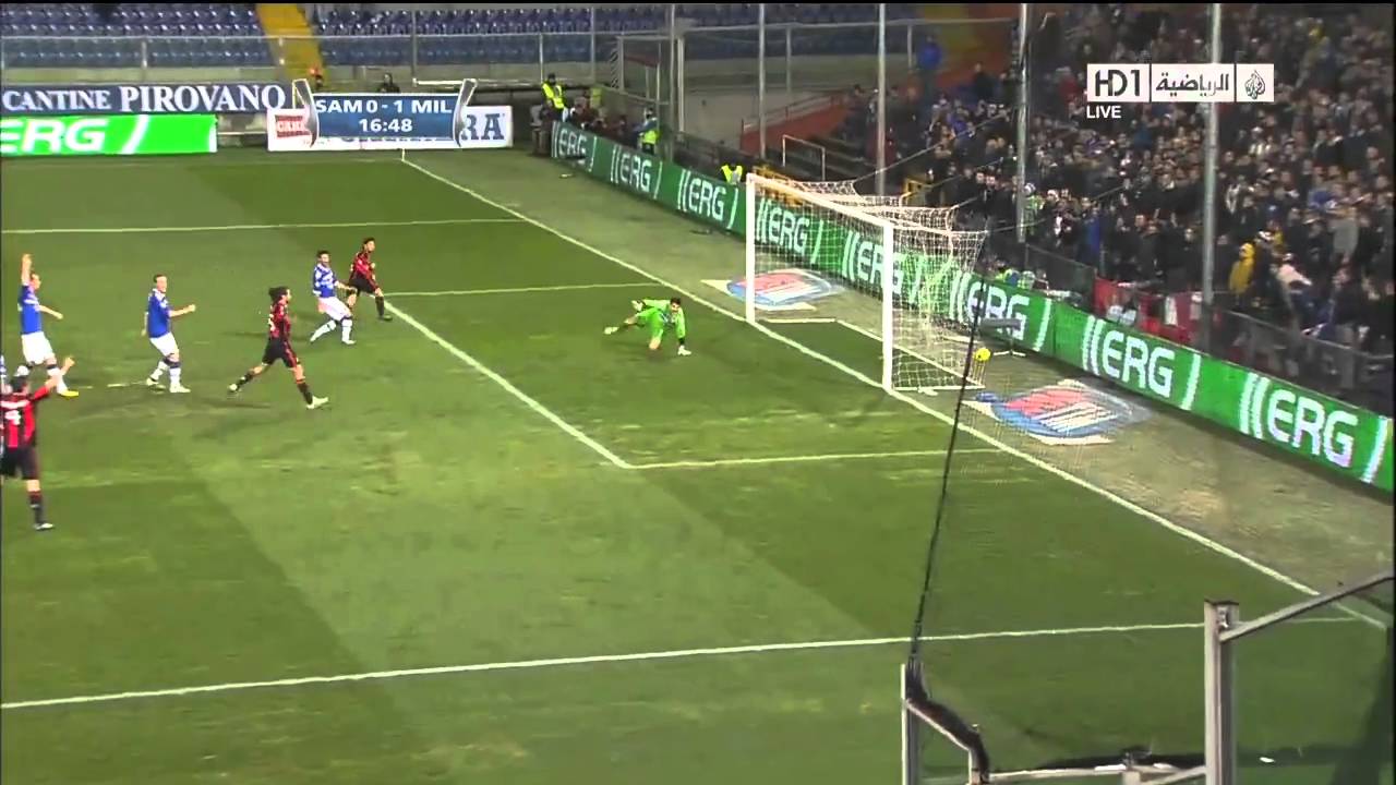 [ HD ] Pato First Goal on Sampdoria - 26/01/2011