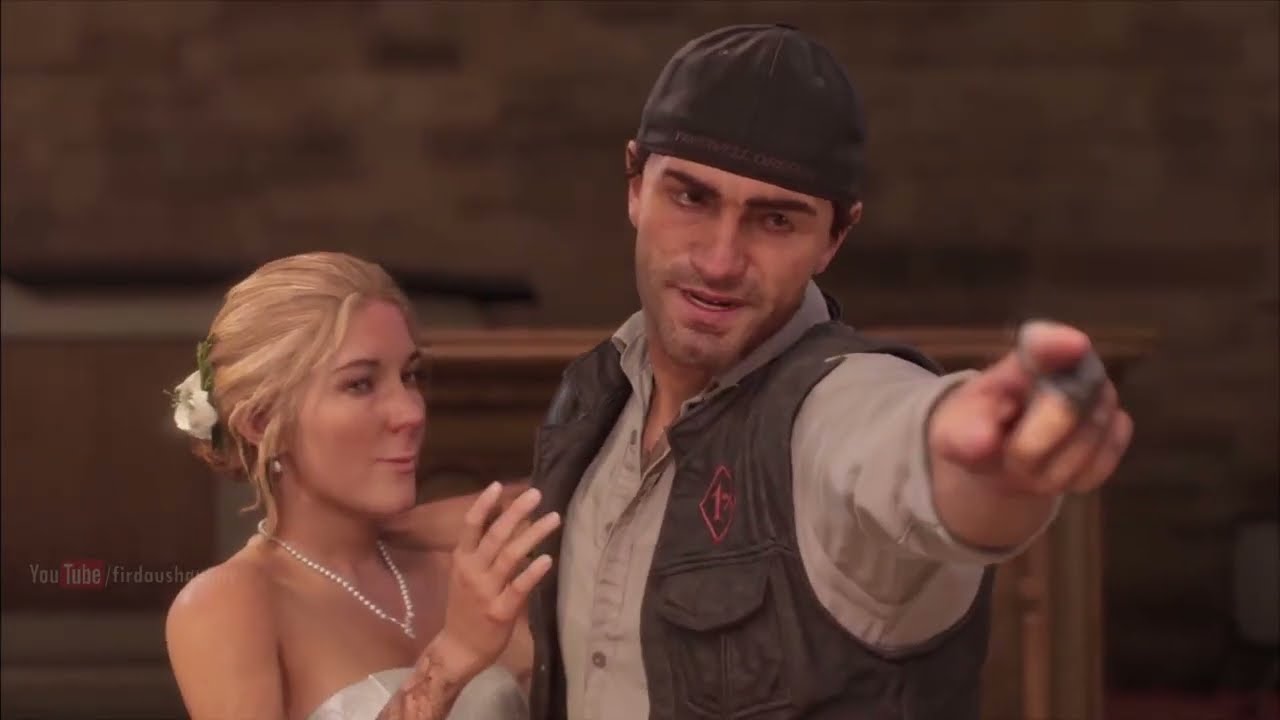 Days Gone- Deacon & Sarah Wedding Scene | Romantic Cutscene