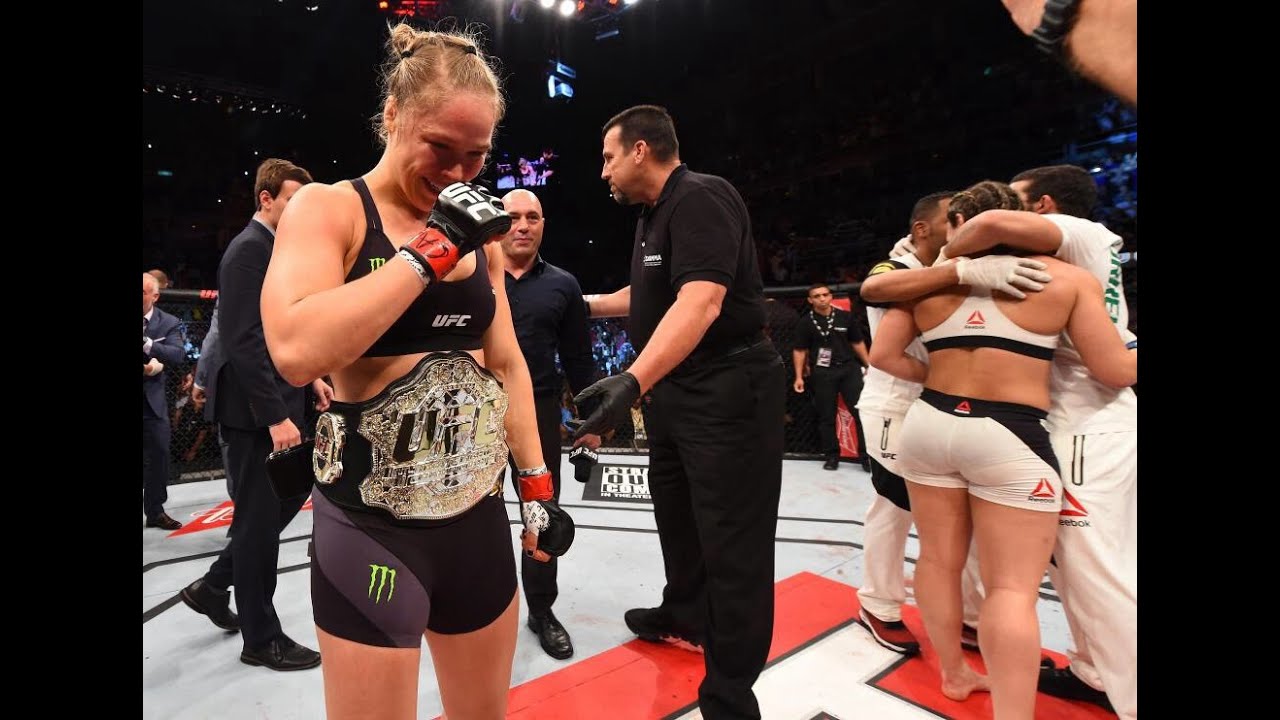 Ronda Rousey versus Holly Holm Full Fight. -