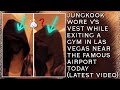 OMG!😱💋Jungkook Wore V's Vest While Exiting A Gym In Las Vegas Near The Famous Airport Today(New)#bts