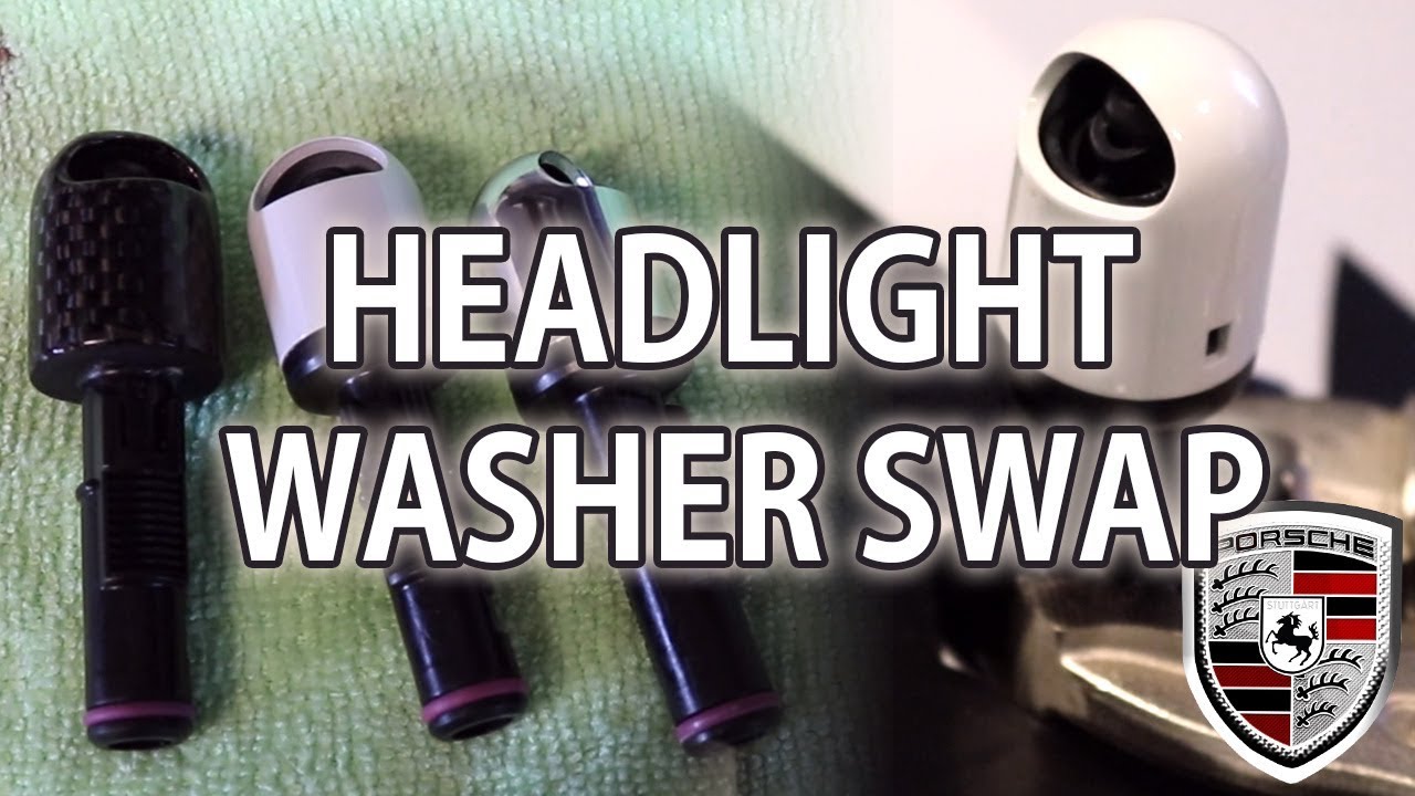 Porsche 991 Headlight Washer / Nozzle Removal & Installation
