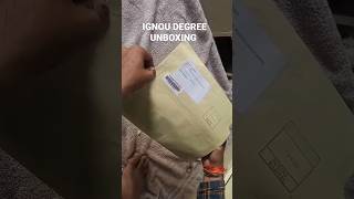 #IGNOU DEGREE UNBOXING #IGNOU #graduation #calmdown